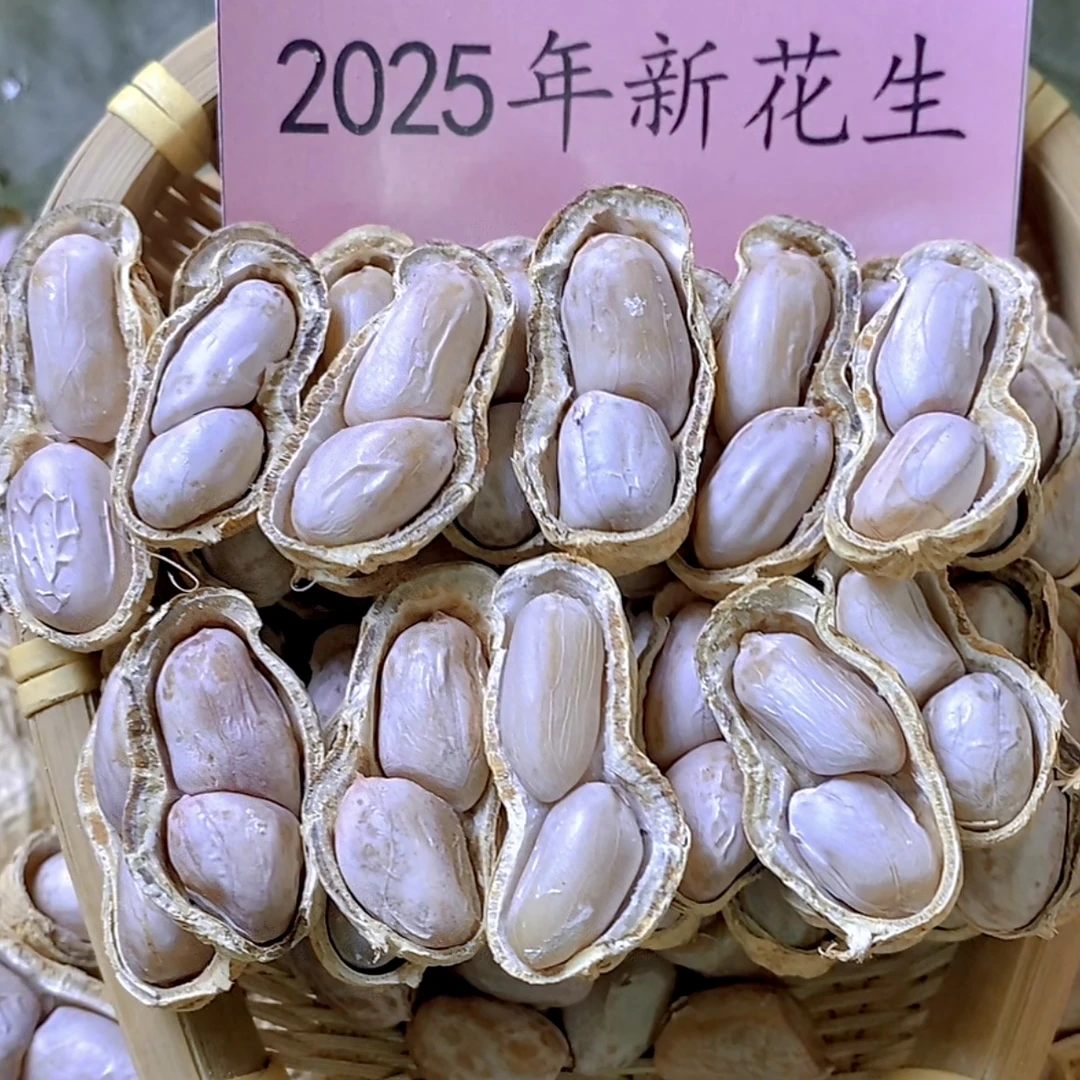 龙岩花生5斤新盐水煮咸干白晒酥脆五香蒜香湿烤下酒菜休闲零食1斤