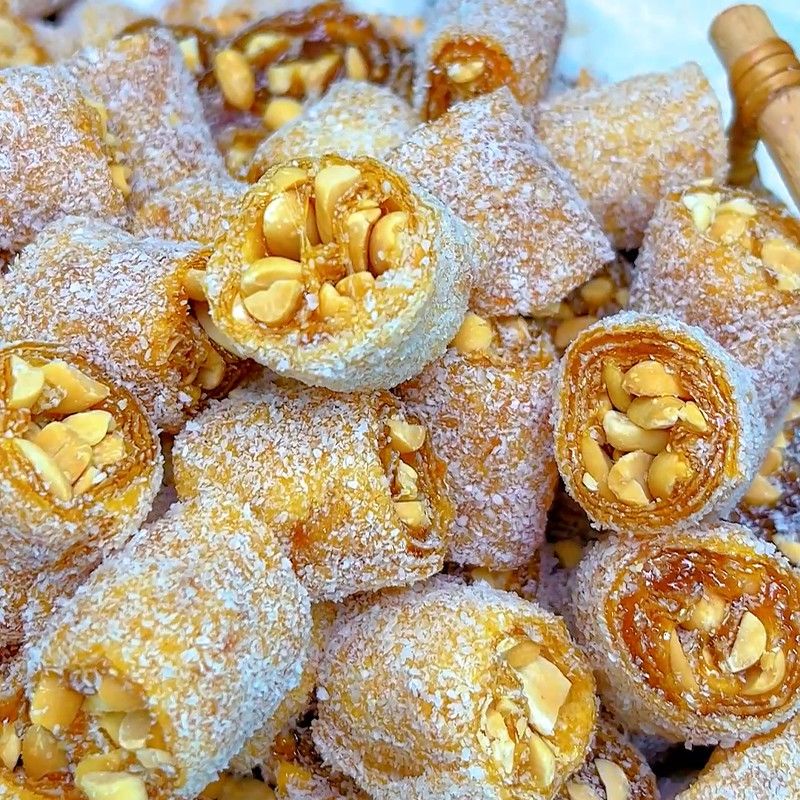 【8090儿时美味】广东茂名特产纯手工花生椰蓉牛皮软糖网红猫屎糖