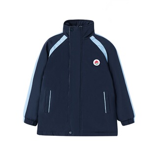 登峰小学中小学生校服套装男女同款秋冬季加厚棉服外套