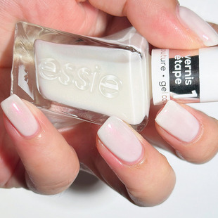 move the 美国ESSIE指甲油妞妞瓶微光疗07 偏光奶白色极光chiffon