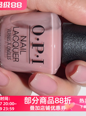 美国OPI指甲油自然美甲透明裸粉色SH4 bare my soul免照灯无毒