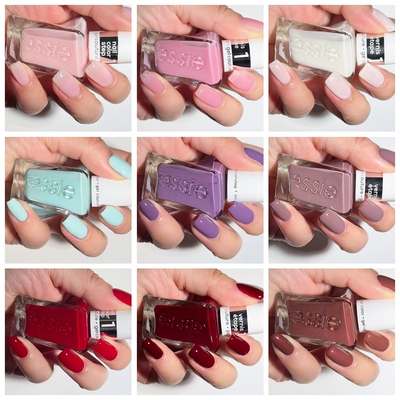 essie扭扭快干免照灯指甲油持久
