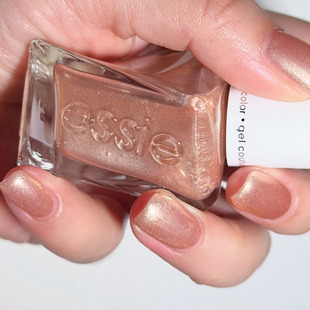 微光疗持久快干 the 清浅蜜金 steel show 412 美国essie指甲油