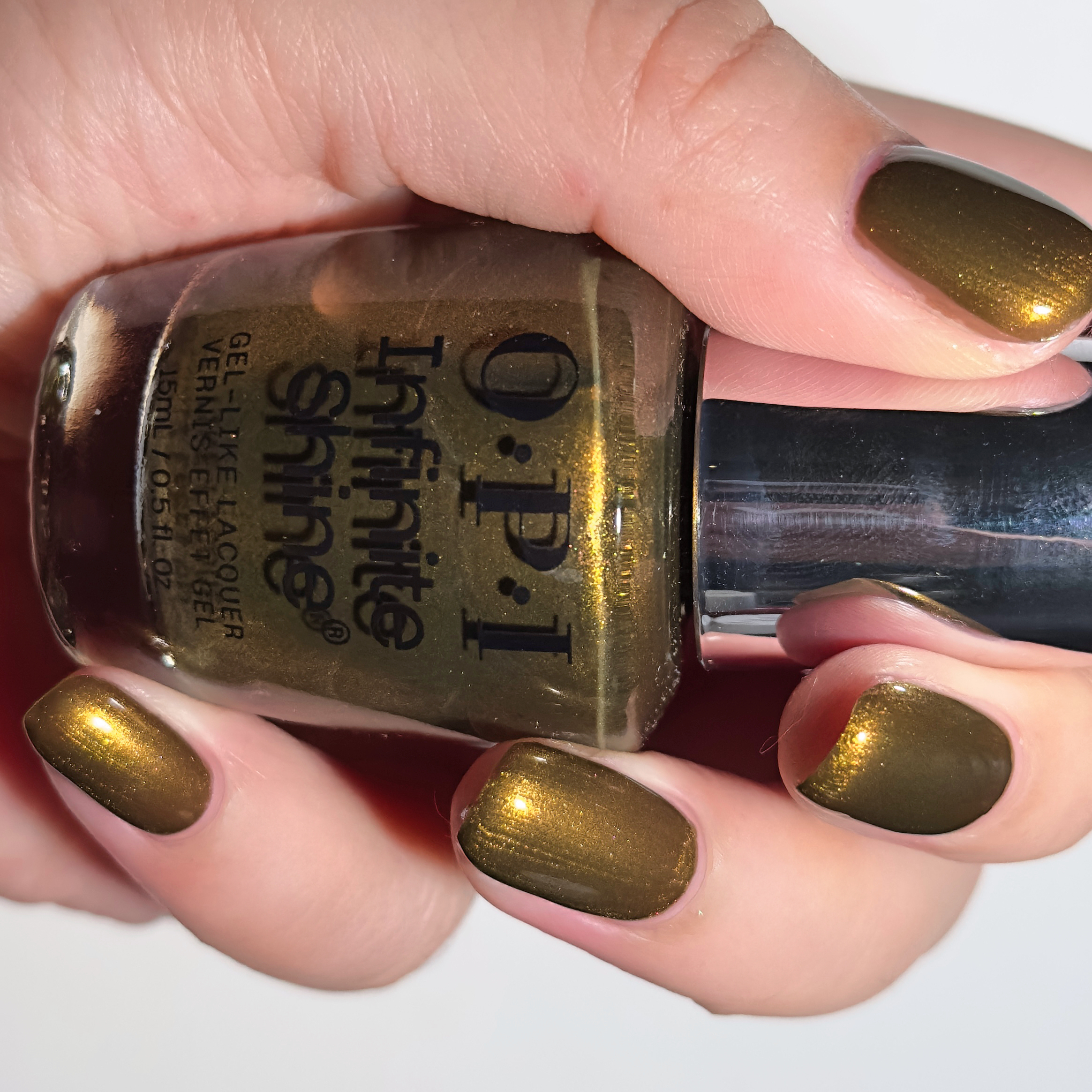 OPI微光疗甲油2025圣诞限量闪耀古铜金 HRS23 Have a Brittle Fun