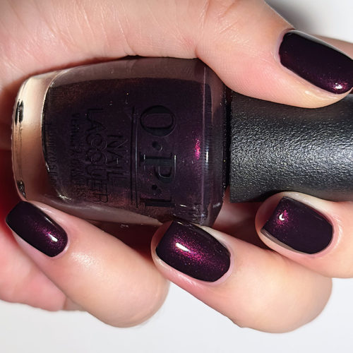 美国OPI指甲油 琉光莓紫 神秘奢华 I43 Black Cherry Chutney