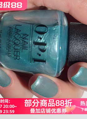 美国OPI指甲油 蓝纹玛瑙光泽海蓝色H017 Pisces the Future双鱼座
