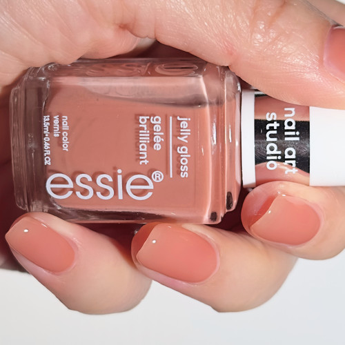 ESSIE指甲油30 Cheeky Jelly（俏皮果冻/蜜桃果冻）半透果冻感