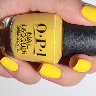 just can 美国OPI指甲油 cope A65 acabana 向日葵黄干净现代