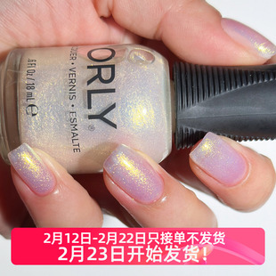美国ORLY指甲油12free 细闪珠光白 EPHEMERAL 2000133 免烤防水