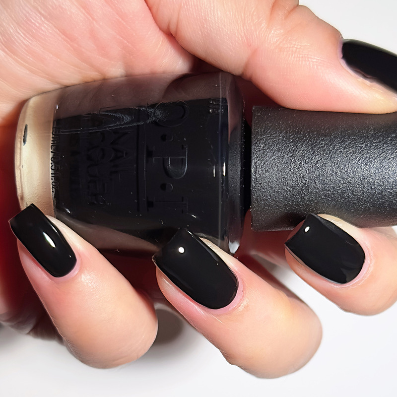 OPI玛瑙黑彩色指甲油防水