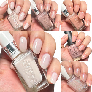 ESSIE美国ESSIE微光疗指甲油裸色清透色多色可选免烤速干