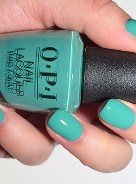 美国OPI指甲油免烤不可剥 新桥绿 N45 My Dogsled is a Hybrid