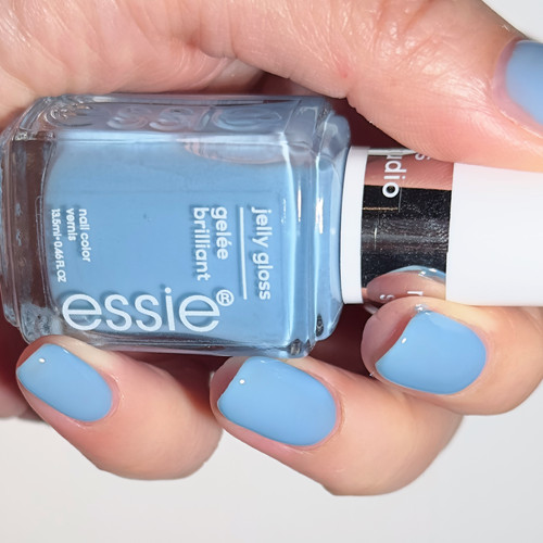 ESSIE指甲油100 Sky Jelly（天空果冻/冰蓝果冻）半透果冻感