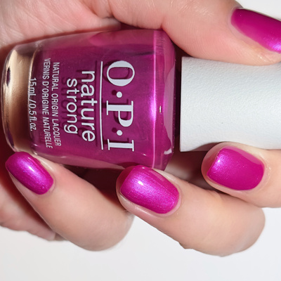 美国OPI指甲油植物原料9free 珠光紫红 NAT022 Thistle Make You