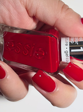 ESSIE扭扭瓶微光疗指甲油快干持久酒红345Bubbles Only(无需烤灯)