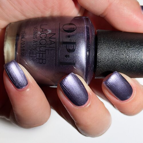 美国OPI指甲油F017 You've Got Nail显白气质持久美甲金属蓝紫