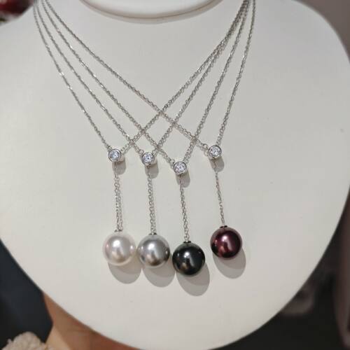 ISLA孤岛Y字抽拉调节施家珍珠项链女轻奢设计感锁骨链新款高级感