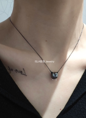 ISLA孤岛M家同款猫咪施家珍珠项链女款锁骨链颈链小众设计高级感