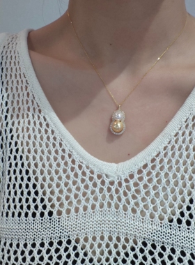 吊坠珍珠福禄寿项链吊坠