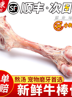 整根现切黄牛骨头装熬汤宠物磨牙