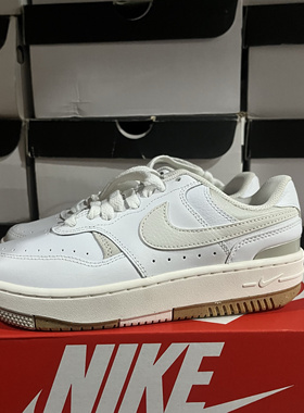 Nike Gamma Force 皮革 舒适百搭 防滑减震耐磨 低帮 儿童板鞋