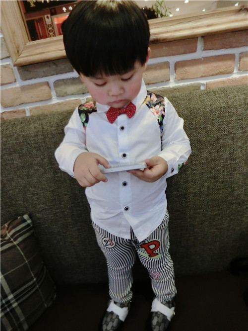 Chemise garcon à manche longue - Ref 2073153 Image 5