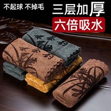 加厚茶巾布茶巾棉麻养壶巾禅意吸水大号高档桌布毛巾专用抹布茶桌