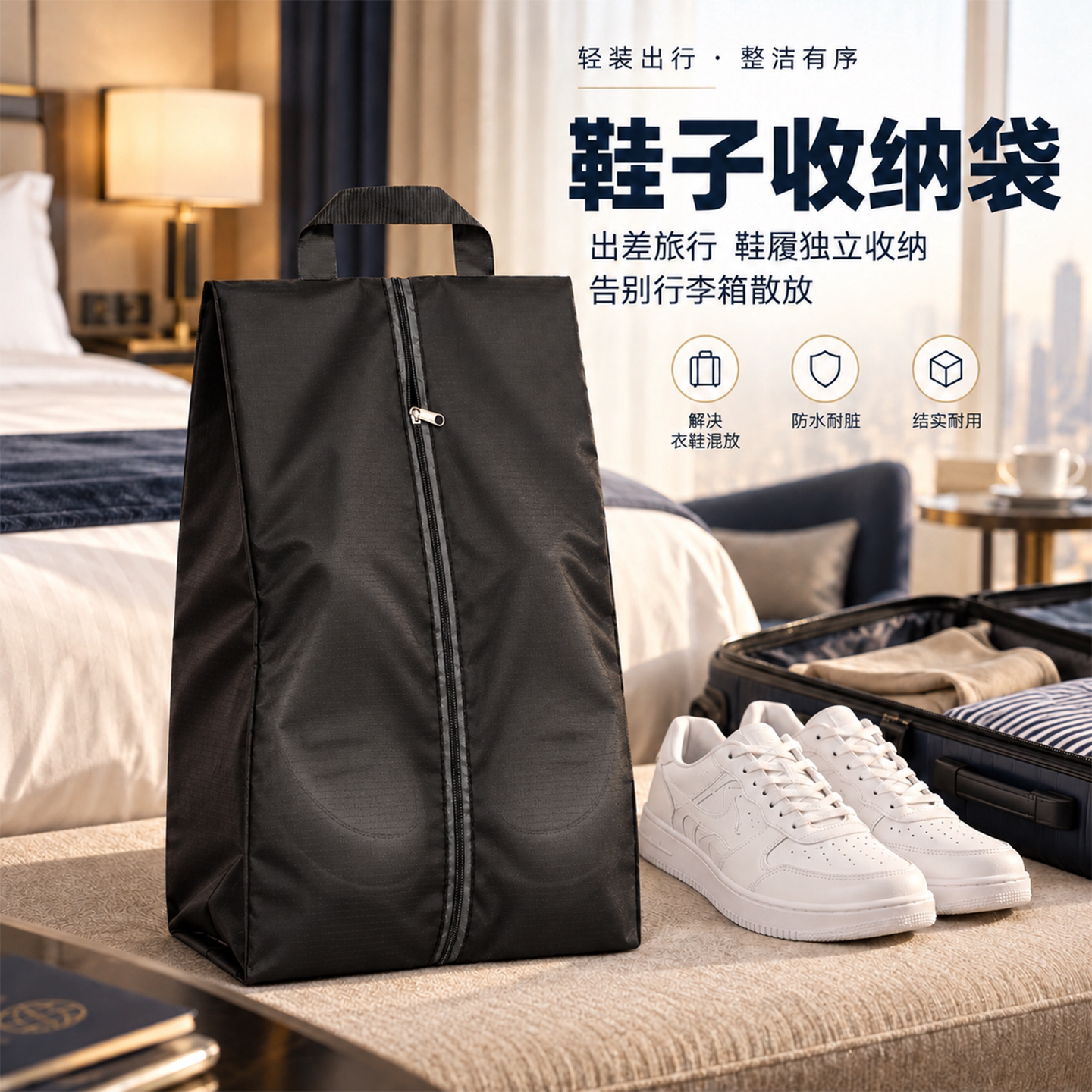 鞋包鞋袋鞋套旅游鞋子收纳袋子户外运动鞋收纳挂式防尘防水鞋罩