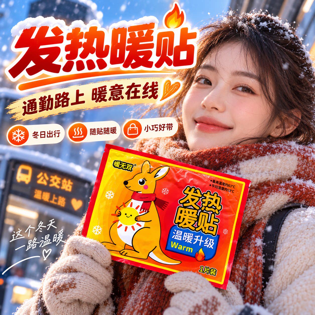 大号暖宝宝贴办公自发热暖身冬天热敷帖发热暖贴暖宝宝宫寒暖身贴