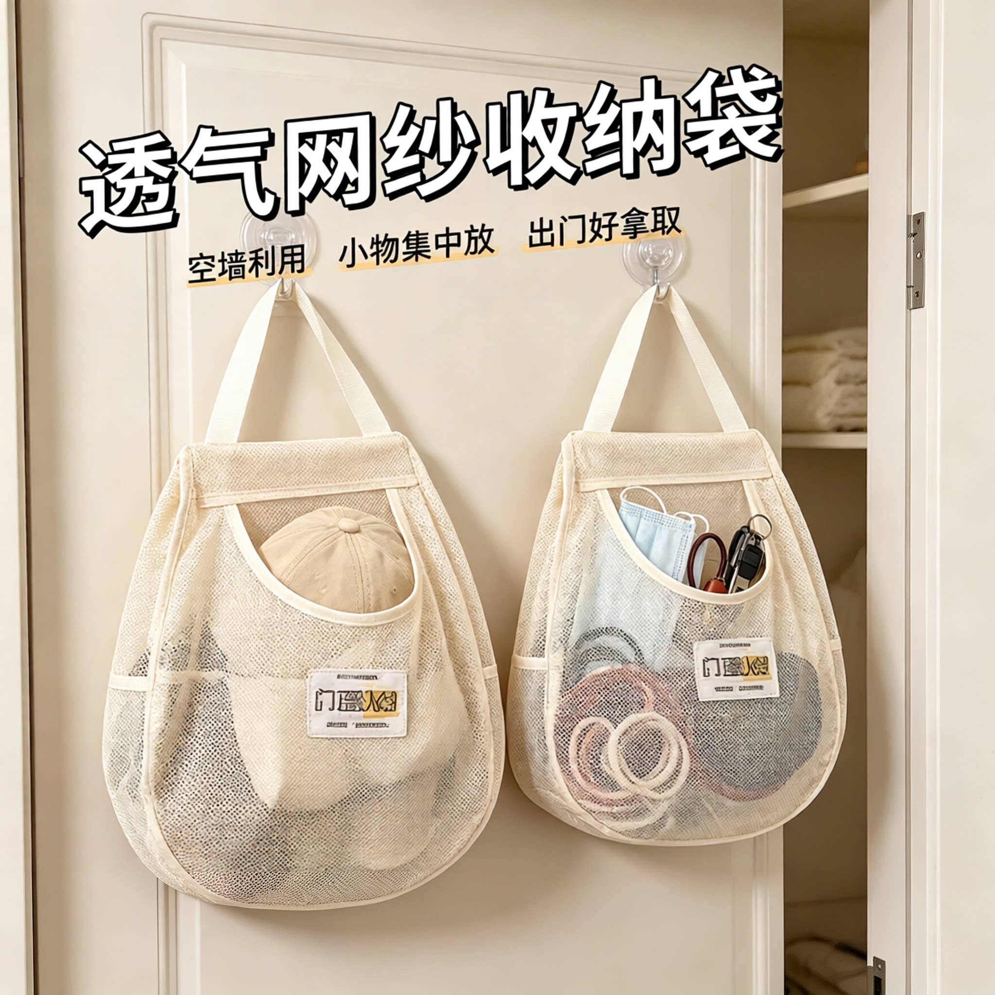 加大悬挂式衣柜收纳挂袋
