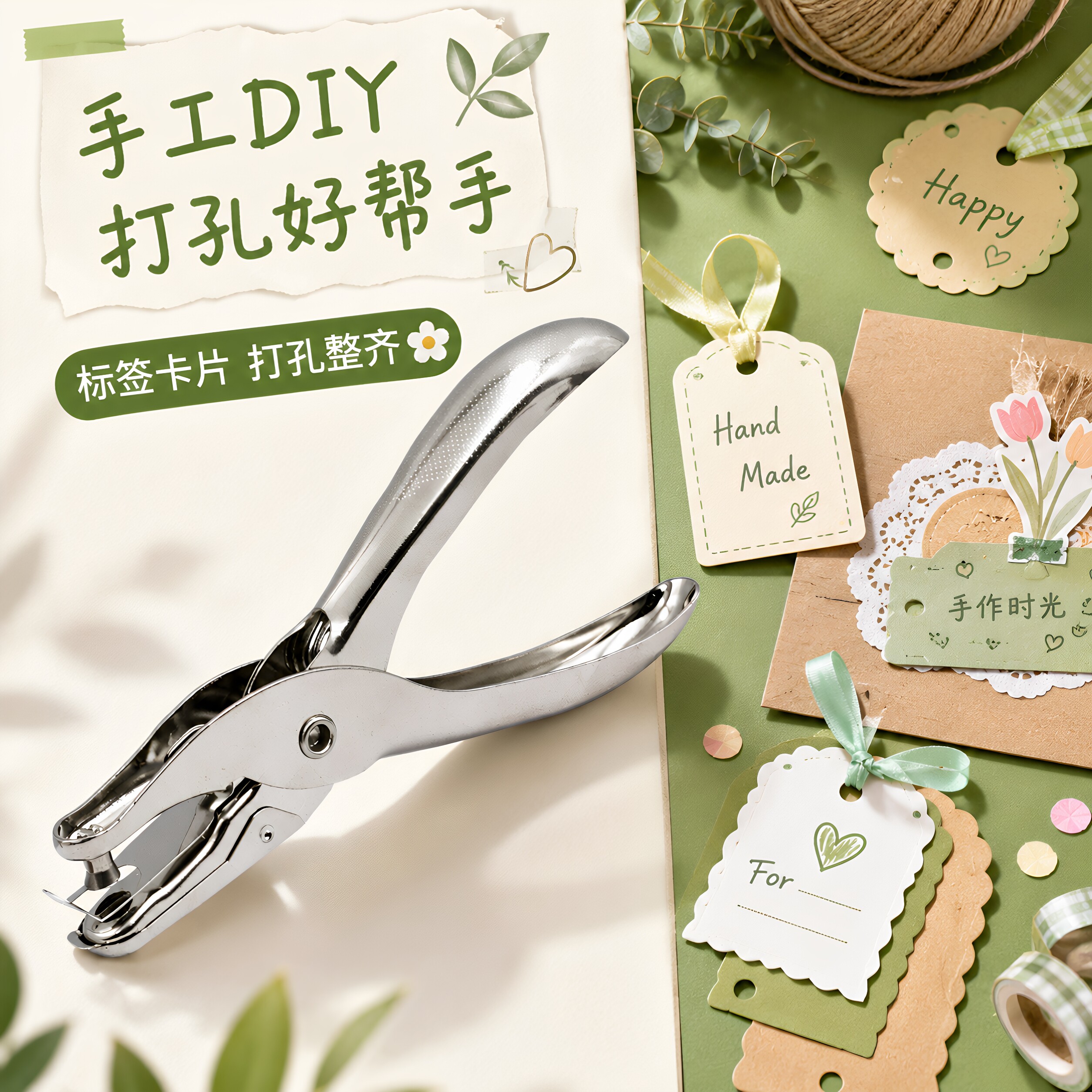 拼豆专用省力打孔机神器套装