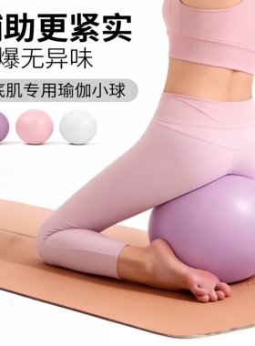 瑜伽球小球成人适用盆底肌训练球产后普拉提健身球八爪鱼25cm
