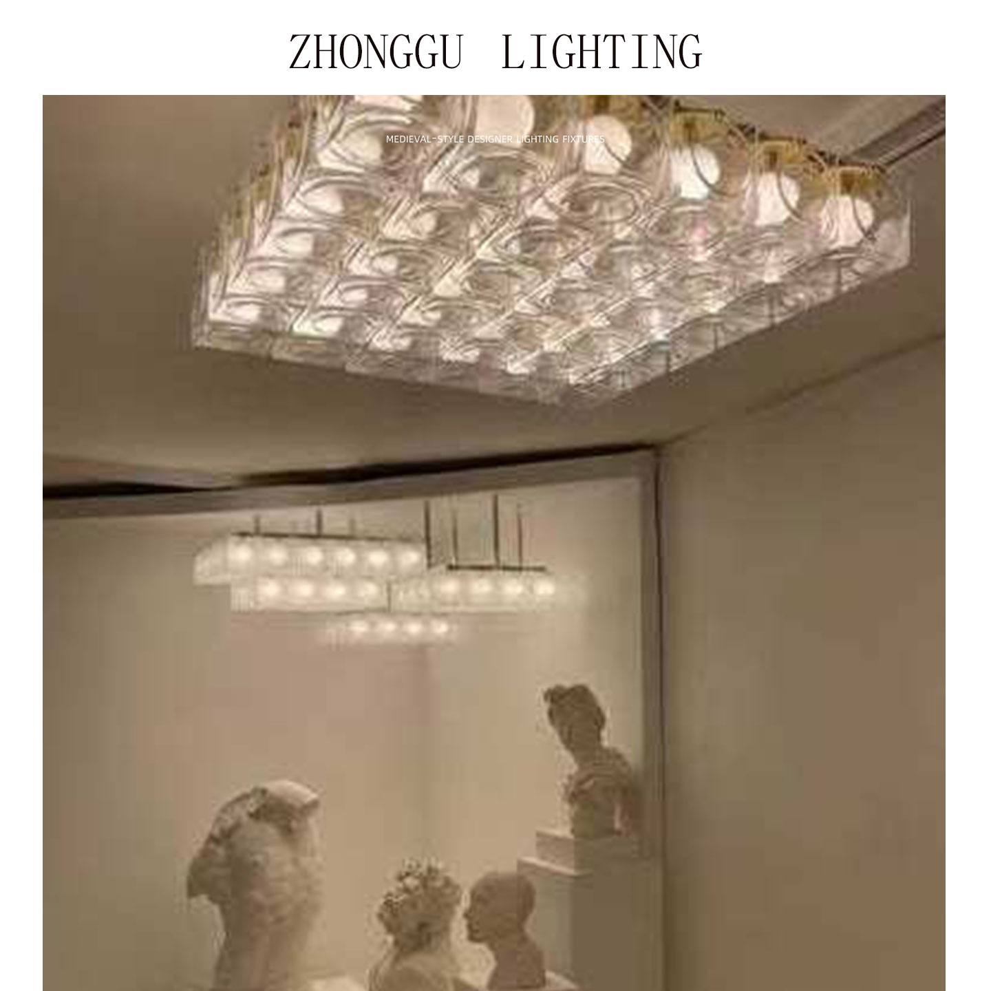 现代极简风白色吊灯餐厅客厅