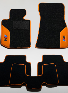 宝马M3M4地毯M140iM240iM2M6专用X5MX6M豪华脚垫