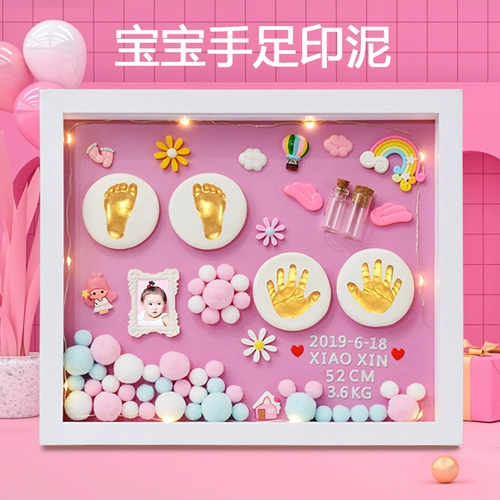 Детские отпечатки рук и ног, детская памятная чернильная подушечка, сувенир для новорожденных, подарок на день рождения