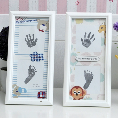 Хваталка для новорожденных, отпечатки рук и ног, чернильная подушечка, детская фоторамка, детский сувенир, подарок на день рождения