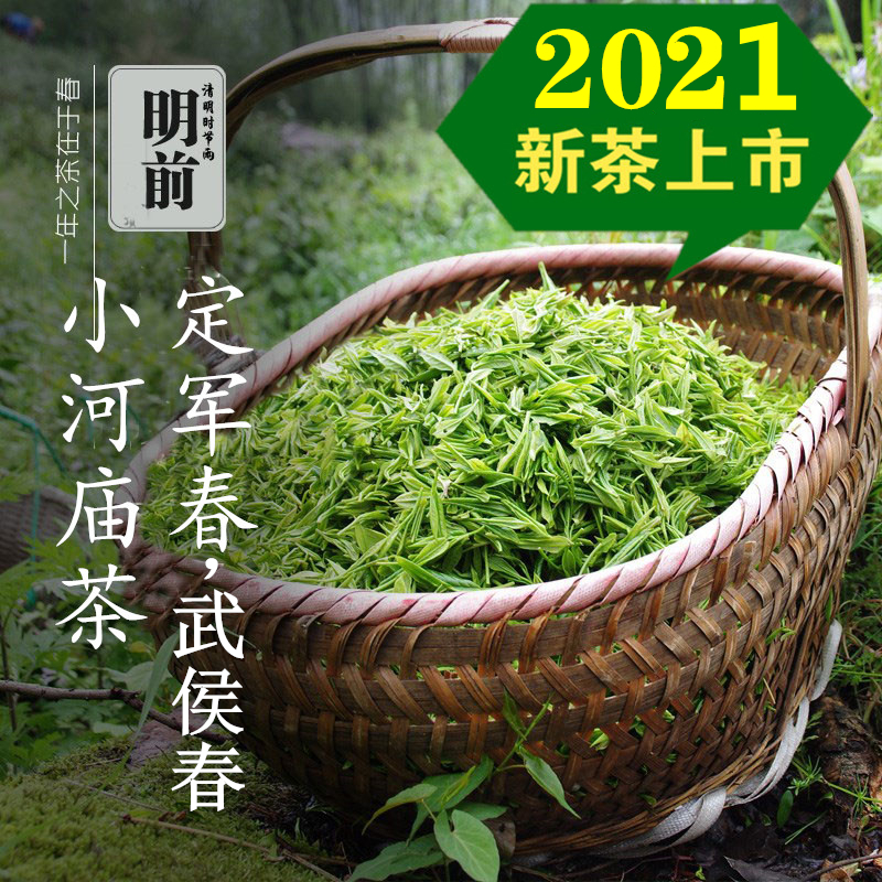 明前新茶2024汉中毛尖绿茶勉县定军春武侯春特级甘露茶芽散茶包邮