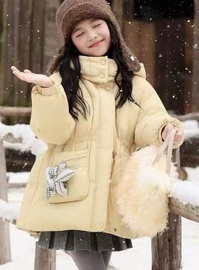 女中大童白鸭绒加厚保暖羽绒服潮