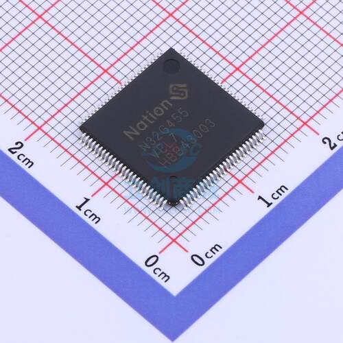 单片机(MCU/MPU/SOC) N32G455VEL7 LQFP-100 Nations 全新原装进