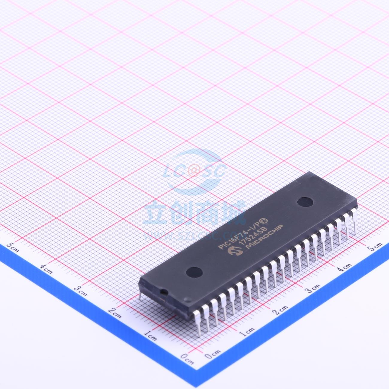 单片机(MCU/MPU/SOC) PIC16F74-I/P DIP-40 MIC 全新原装进口