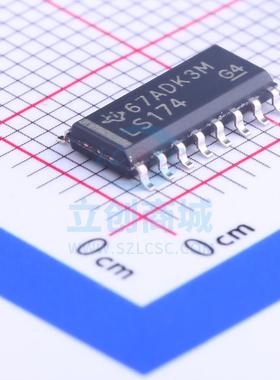 触发器 SN74LS174DR SOIC-16_150mil TI 全新原装进口