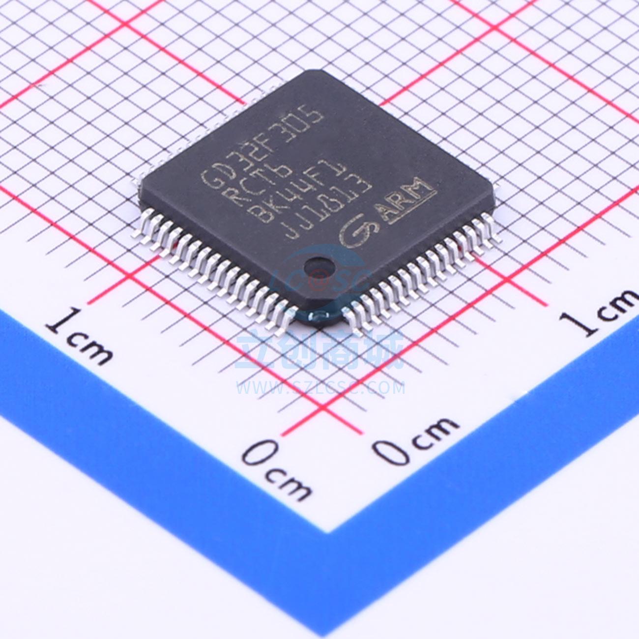 单片机(MCU/MPU/SOC) GD32F305RCT6 LQFP-64 全新原装进口