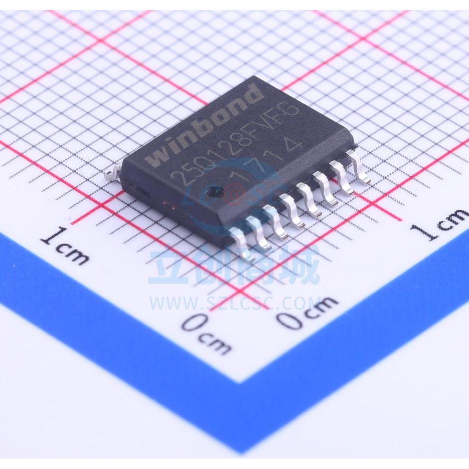 NOR FLASH W25Q128FVFIG SOIC-16_300mil WINBOND(华邦)