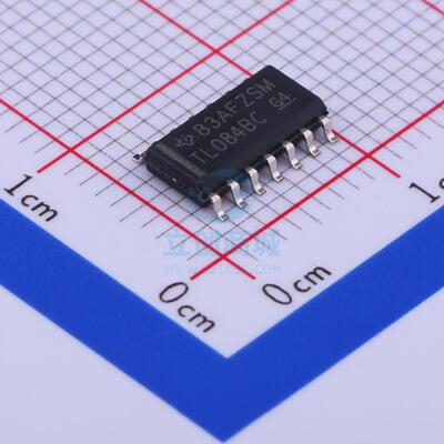FET输入运放 TL084BCDR SOIC-14 TI 全新原装进口