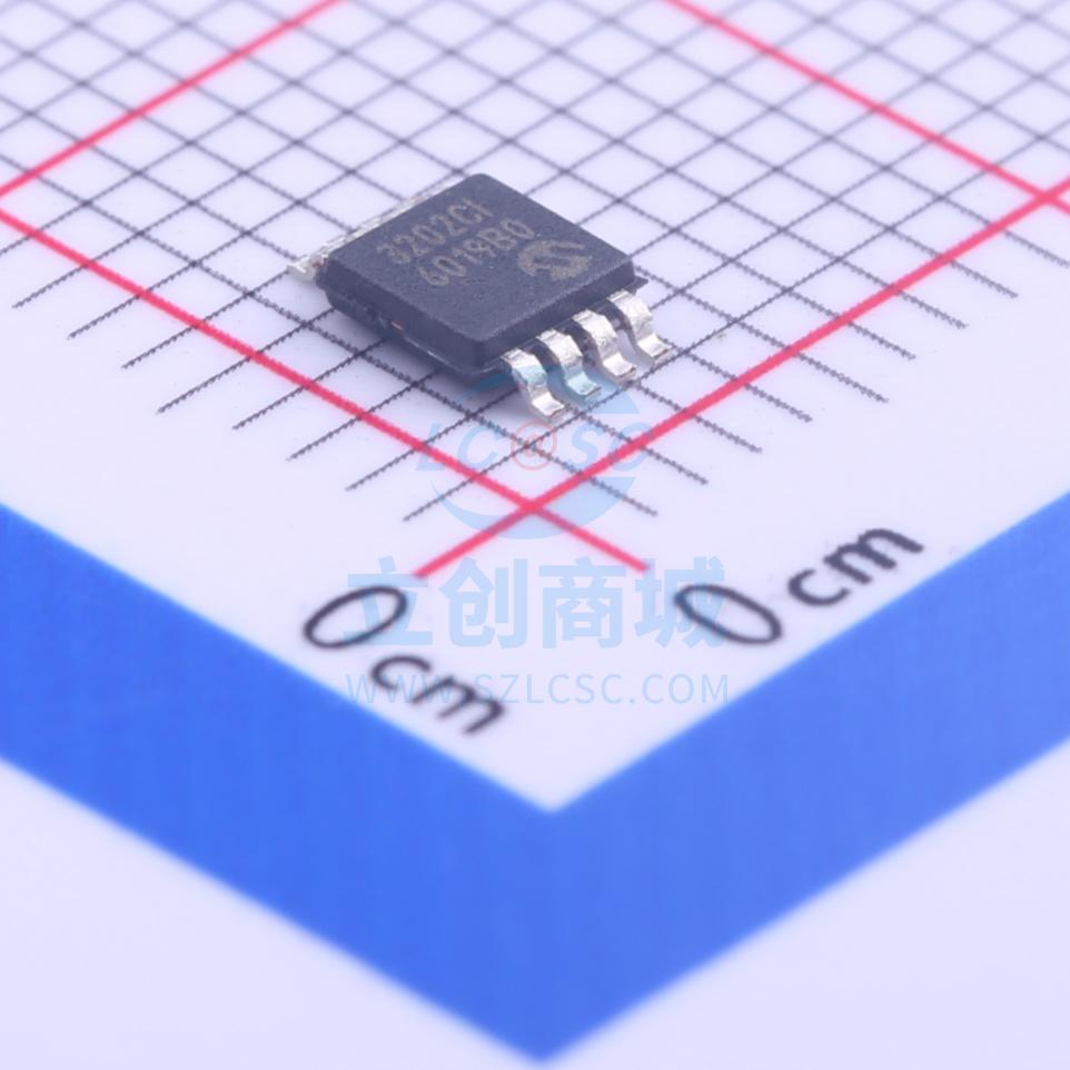 数模转换芯片DAC MCP3202-CI/MS MSOP-8  全新原装进口
