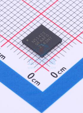 无线收发芯片 NRF51422-QFAA-R7 QFN-48(6x6) NORDIC