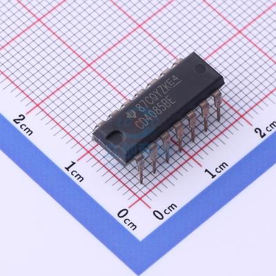 逻辑门 CD4085BE PDIP-14 TI 全新原装进口