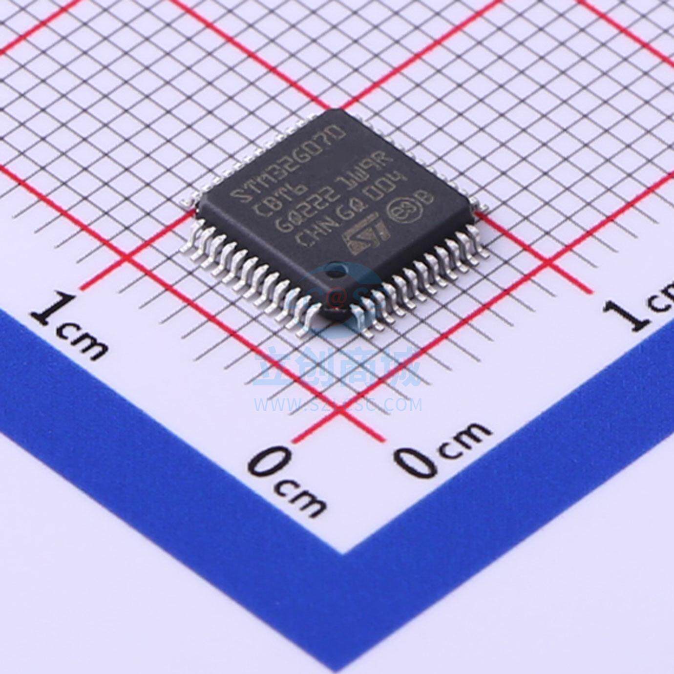 单片机 STM32G070CBT6 LQFP-48 ST 全新原装进口