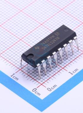 电源芯片 SN74LS247N DIP-16 TI 全新原装进口