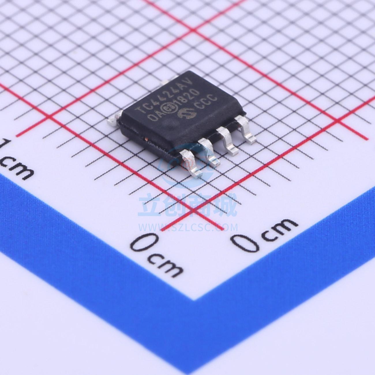 栅极驱动IC TC4424AVOA713 SOIC-8_150mil 全新原装进口